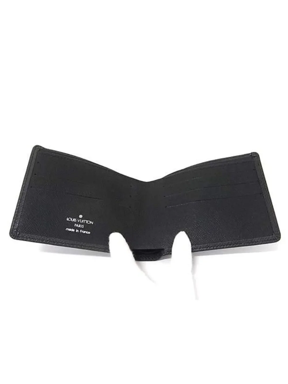 Louis Vuitton Taiga Porto Vier 6 Cult Cles Bifold Wallet Black